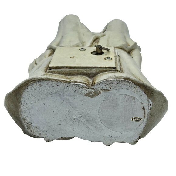 Vintage Josef Original Ceramic Singing Nun Figurine Duo With Harp & Book - Westl - Picture 3 of 6